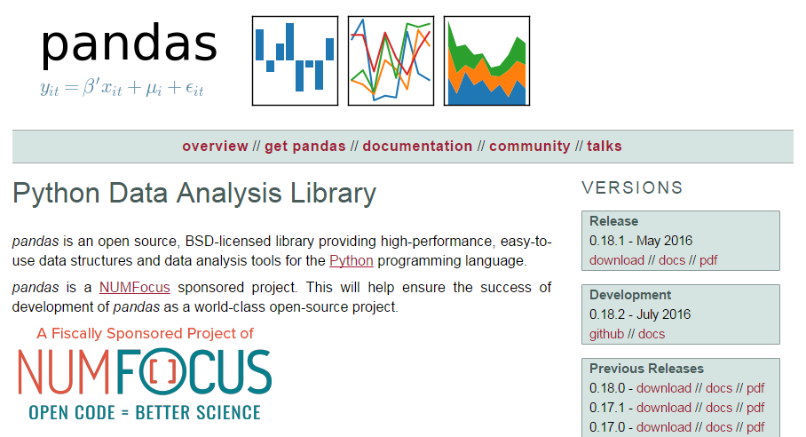 Python Pandas
